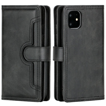 Multiple Card Slots Split Leather Phone Cover Case for iPhone 11 6.1-inch