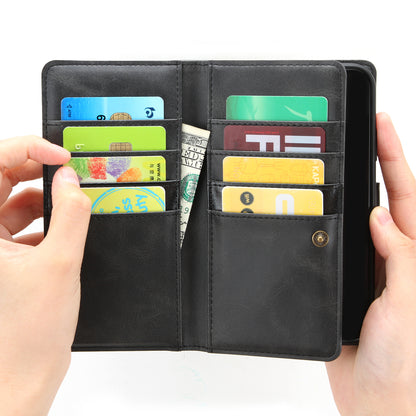 Multiple Card Slots Split Leather Phone Cover Case for iPhone 11 6.1-inch