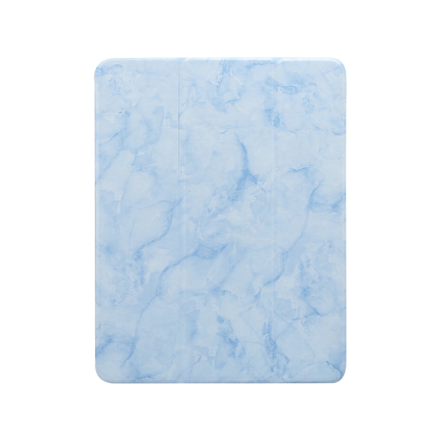 Marble Pattern Tri-fold Stand Smart Leather Case with Pen Slot for iPad Pro 11-inch (2020)/(2018)