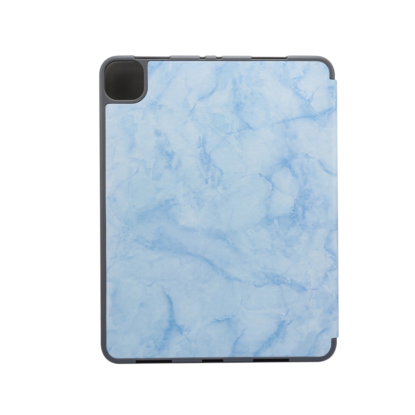 Marble Pattern Tri-fold Stand Smart Leather Case with Pen Slot for iPad Pro 11-inch (2020)/(2018)