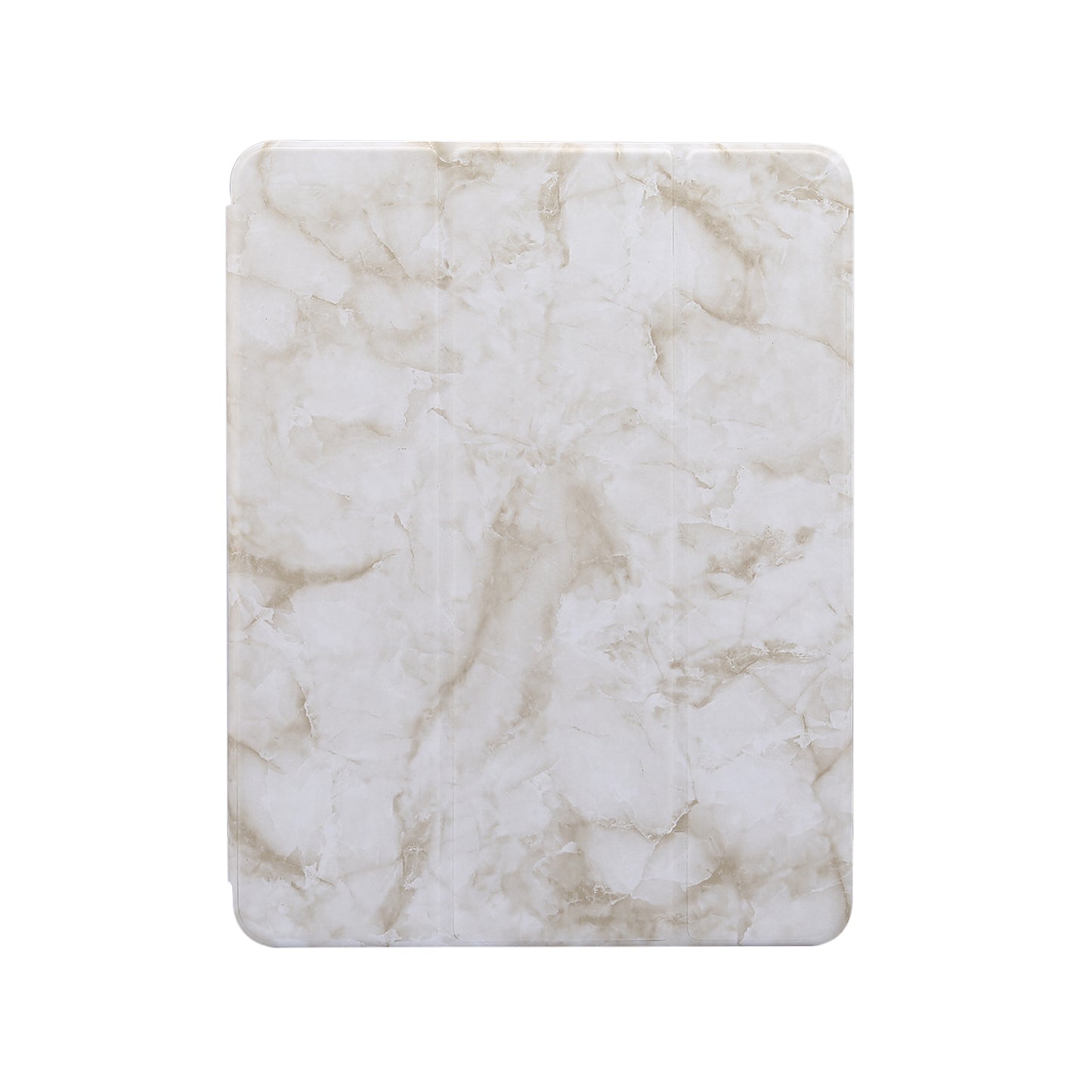 Marble Pattern Tri-fold Stand Smart Leather Case with Pen Slot for iPad Pro 11-inch (2020)/(2018)