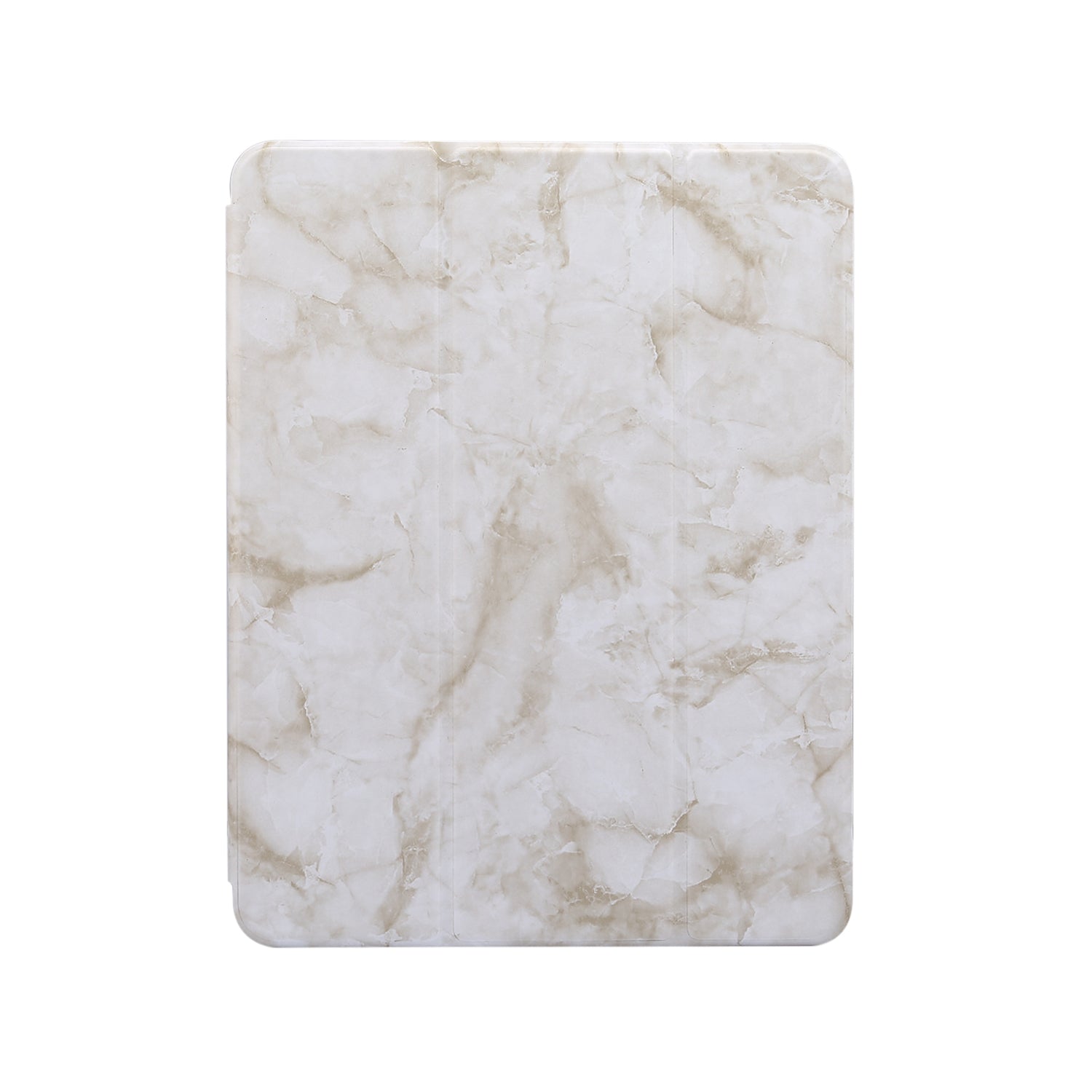 Marble Pattern Tri-fold Stand Smart Leather Case with Pen Slot for iPad Pro 11-inch (2020)/(2018)