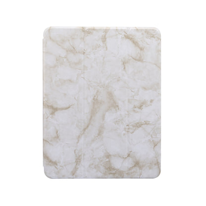 Marble Pattern Tri-fold Stand Smart Leather Case with Pen Slot for iPad Pro 11-inch (2020)/(2018)