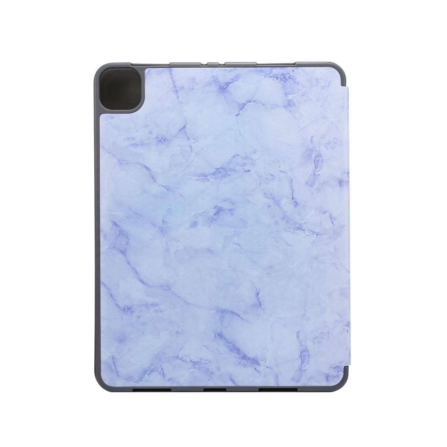 Marble Pattern Tri-fold Stand Smart Leather Case with Pen Slot for iPad Pro 11-inch (2020)/(2018)