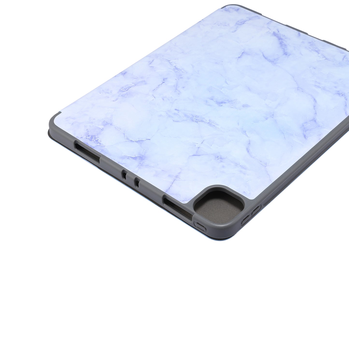 Marble Pattern Tri-fold Stand Smart Leather Case with Pen Slot for iPad Pro 11-inch (2020)/(2018)
