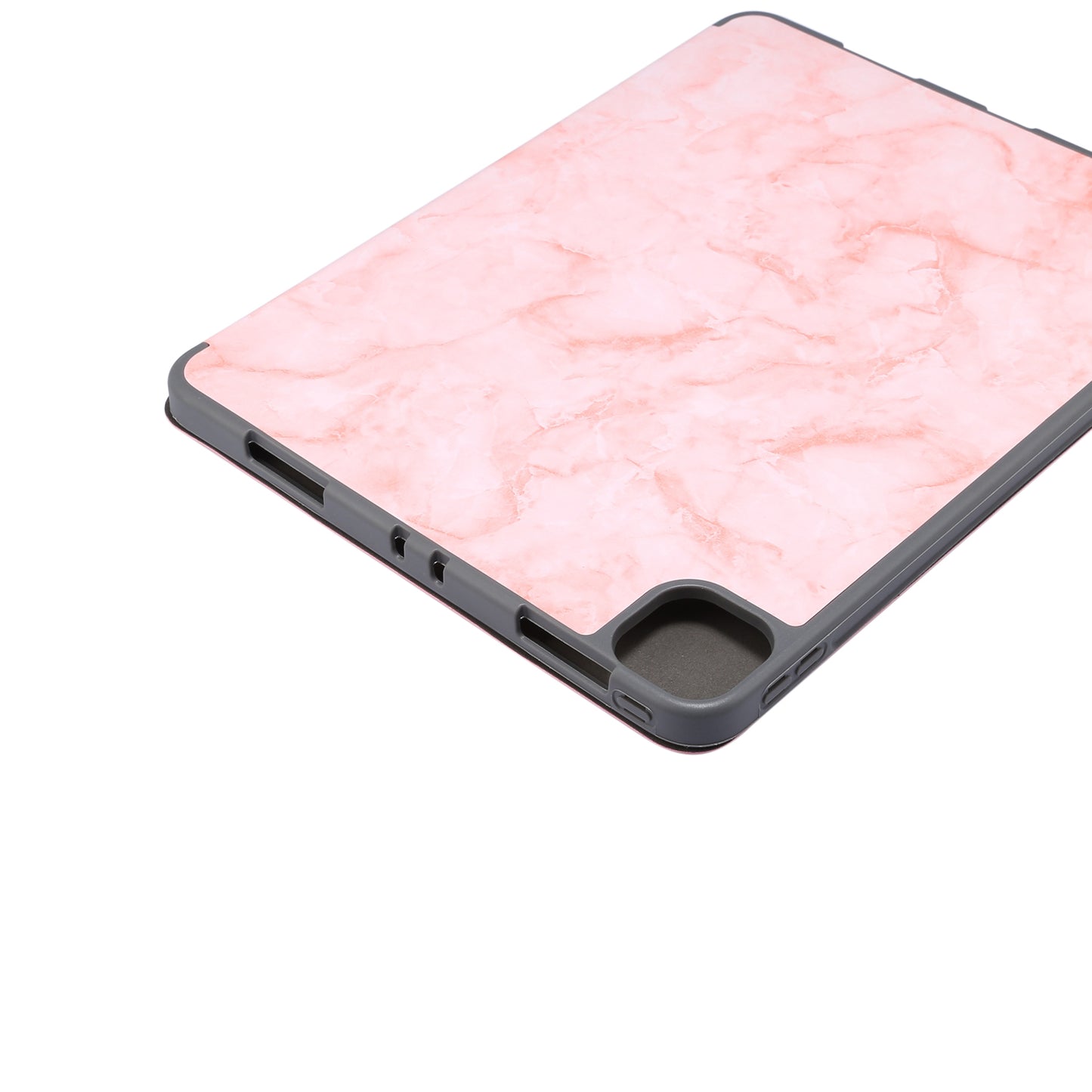 Marble Pattern Tri-fold Stand Smart Leather Case with Pen Slot for iPad Pro 11-inch (2020)/(2018)