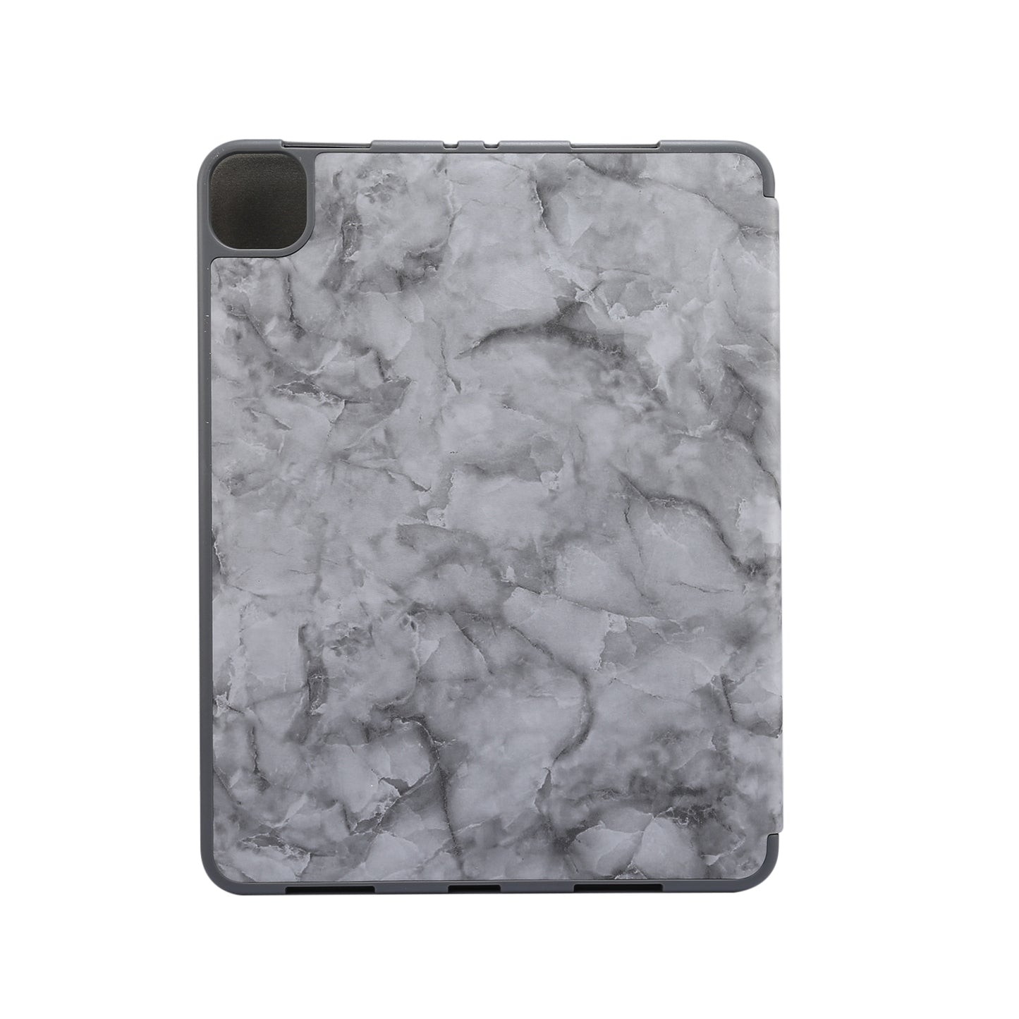 Marble Pattern Tri-fold Stand Smart Leather Case with Pen Slot for iPad Pro 11-inch (2020)/(2018)
