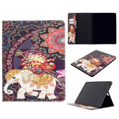 Printing Surface Leather Wallet Stand Case for iPad Pro 12.9-inch (2020)