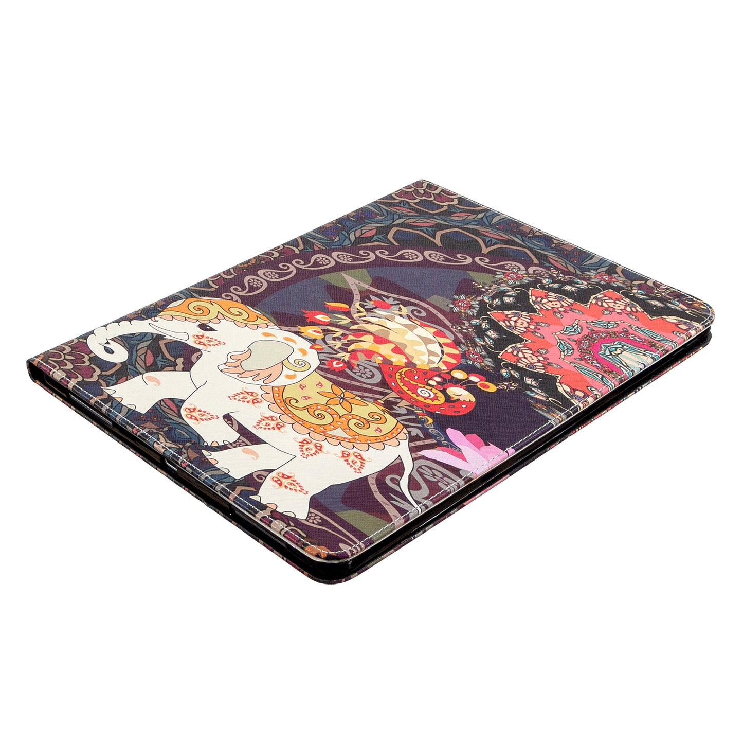 Printing Surface Leather Wallet Stand Case for iPad Pro 12.9-inch (2020)