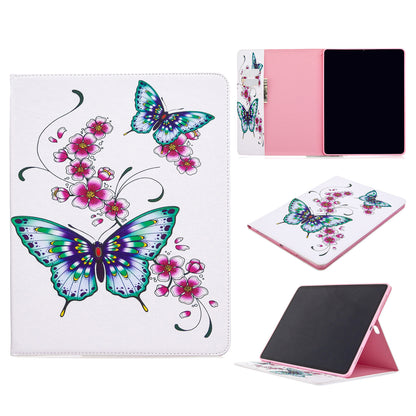 Printing Surface Leather Wallet Stand Case for iPad Pro 12.9-inch (2020)