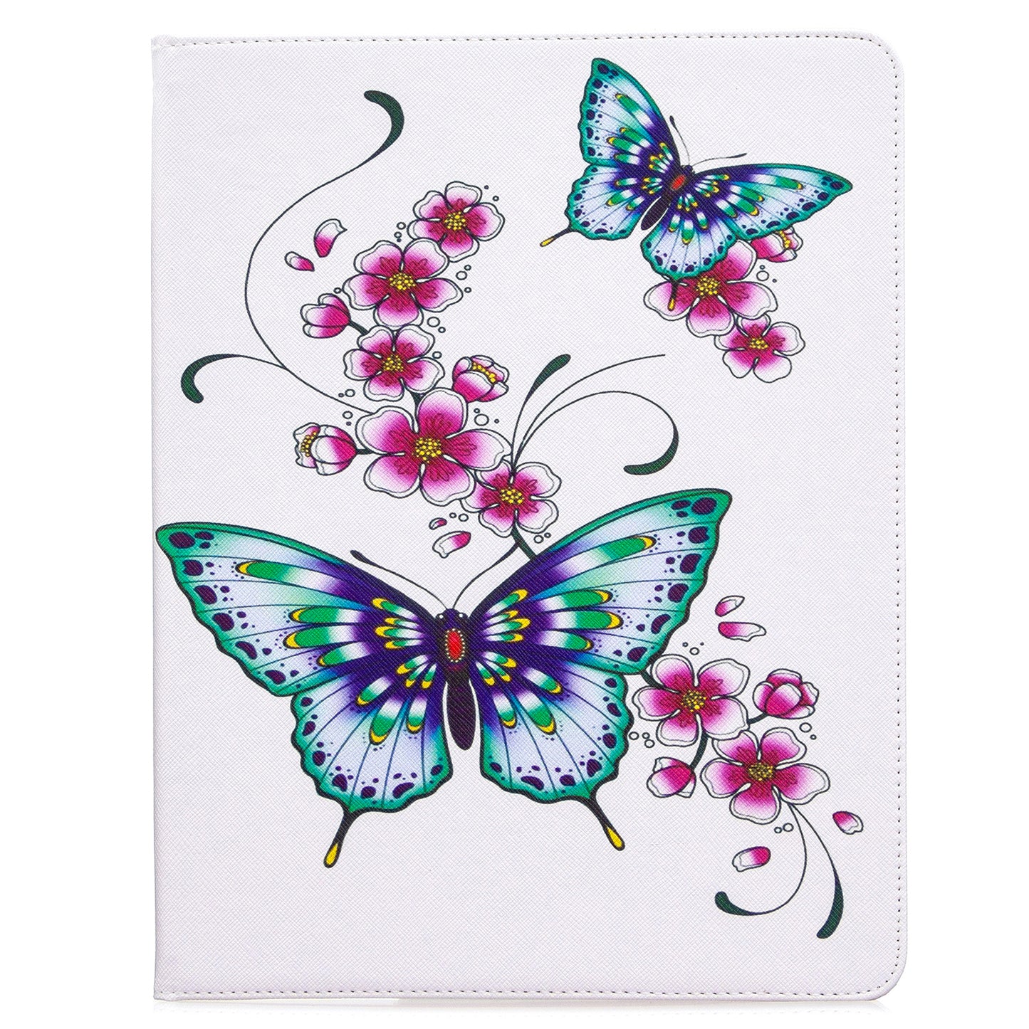 Printing Surface Leather Wallet Stand Case for iPad Pro 12.9-inch (2020)