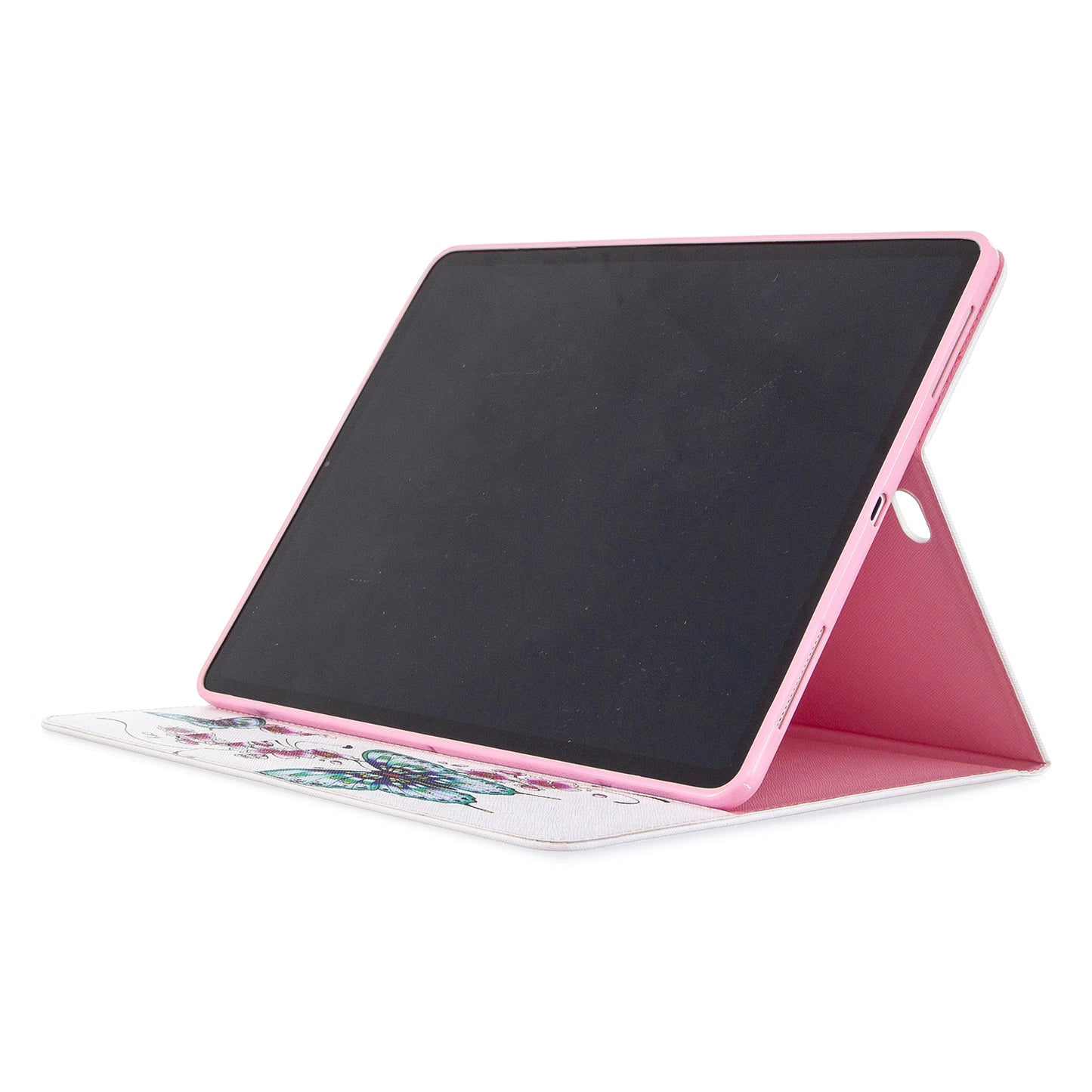Printing Surface Leather Wallet Stand Case for iPad Pro 12.9-inch (2020)