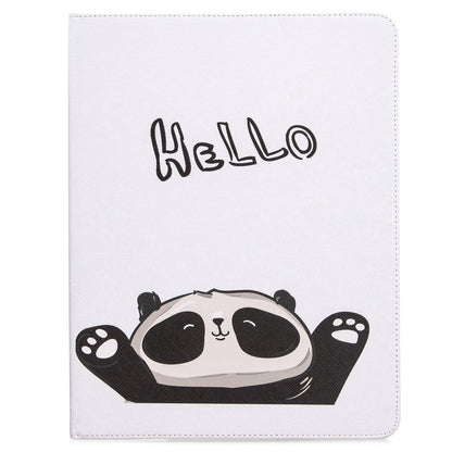 Printing Surface Leather Wallet Stand Case for iPad Pro 12.9-inch (2020)