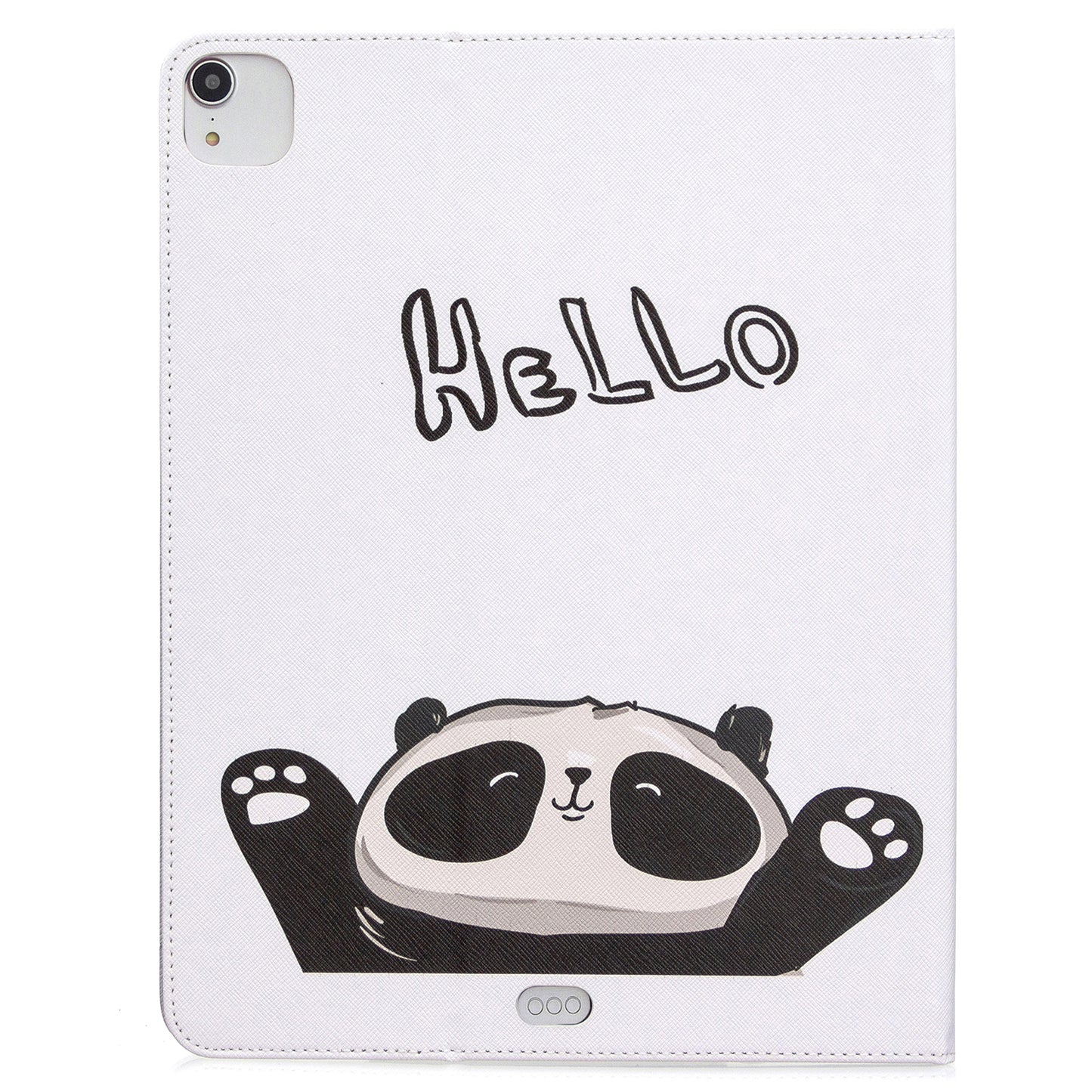 Printing Surface Leather Wallet Stand Case for iPad Pro 12.9-inch (2020)
