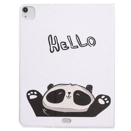 Printing Surface Leather Wallet Stand Case for iPad Pro 12.9-inch (2020)