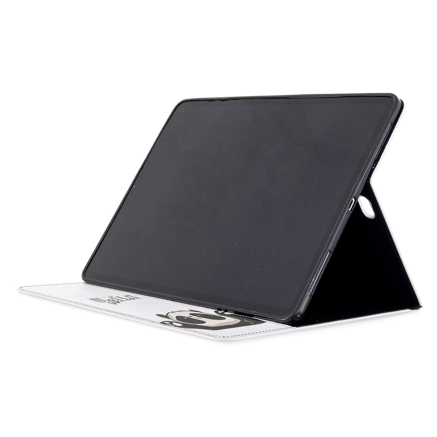 Printing Surface Leather Wallet Stand Case for iPad Pro 12.9-inch (2020)