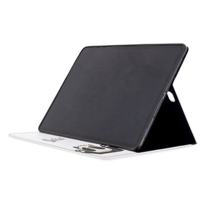 Printing Surface Leather Wallet Stand Case for iPad Pro 12.9-inch (2020)
