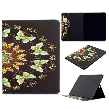 Printing Surface Leather Wallet Stand Case for iPad Pro 12.9-inch (2020)