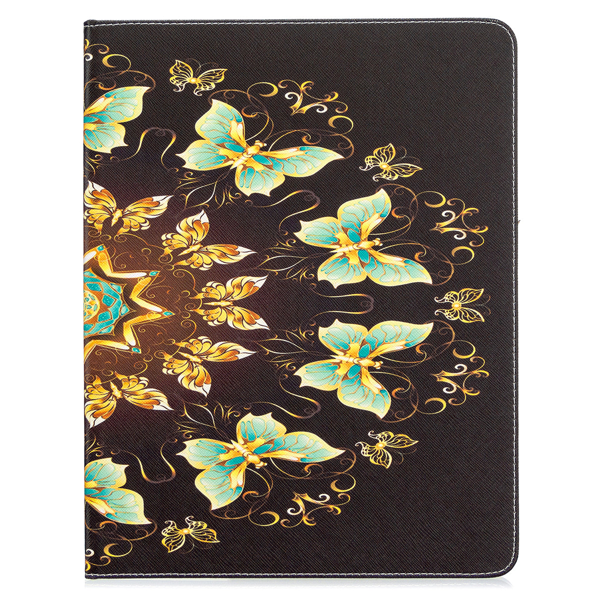 Printing Surface Leather Wallet Stand Case for iPad Pro 12.9-inch (2020)