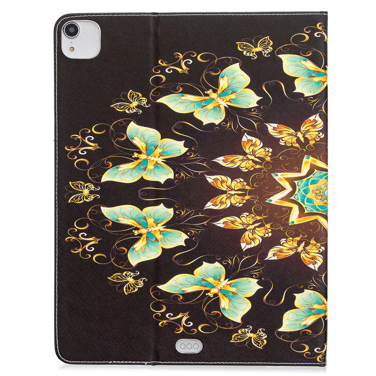 Printing Surface Leather Wallet Stand Case for iPad Pro 12.9-inch (2020)