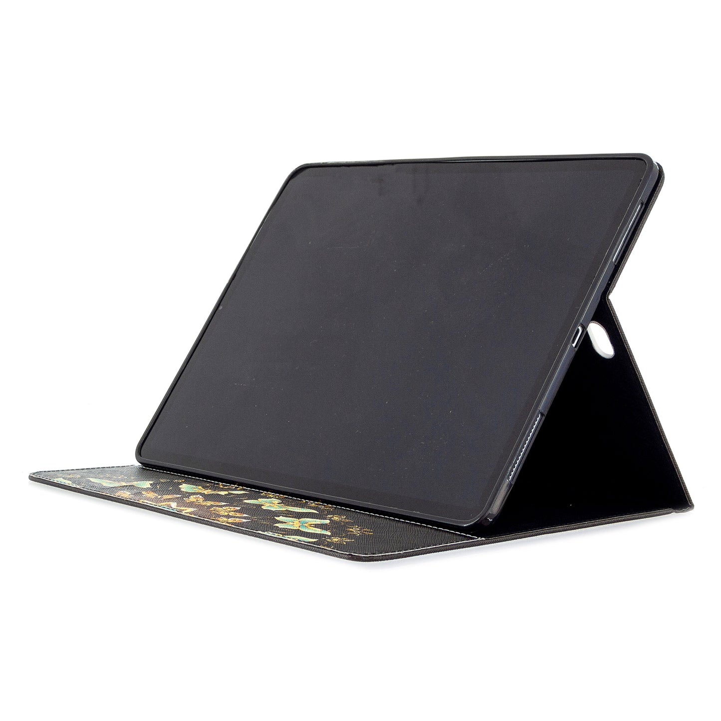 Printing Surface Leather Wallet Stand Case for iPad Pro 12.9-inch (2020)