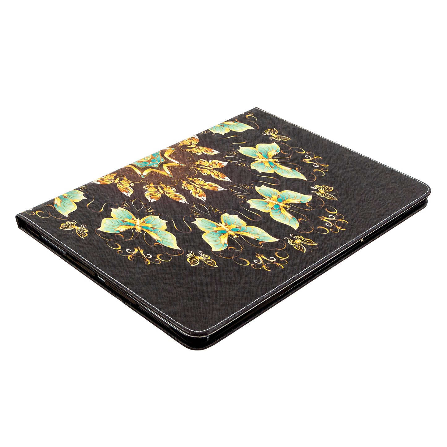 Printing Surface Leather Wallet Stand Case for iPad Pro 12.9-inch (2020)