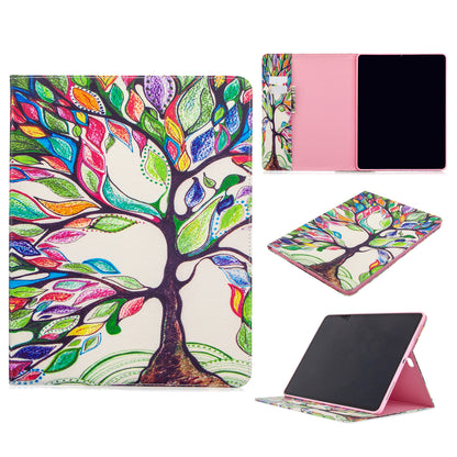 Printing Surface Leather Wallet Stand Case for iPad Pro 12.9-inch (2020)