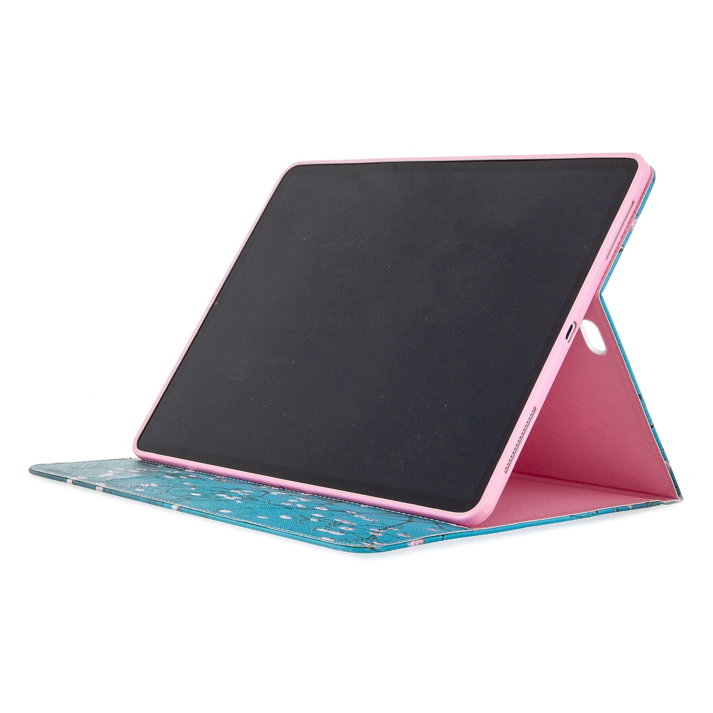 Printing Surface Leather Wallet Stand Case for iPad Pro 12.9-inch (2020)