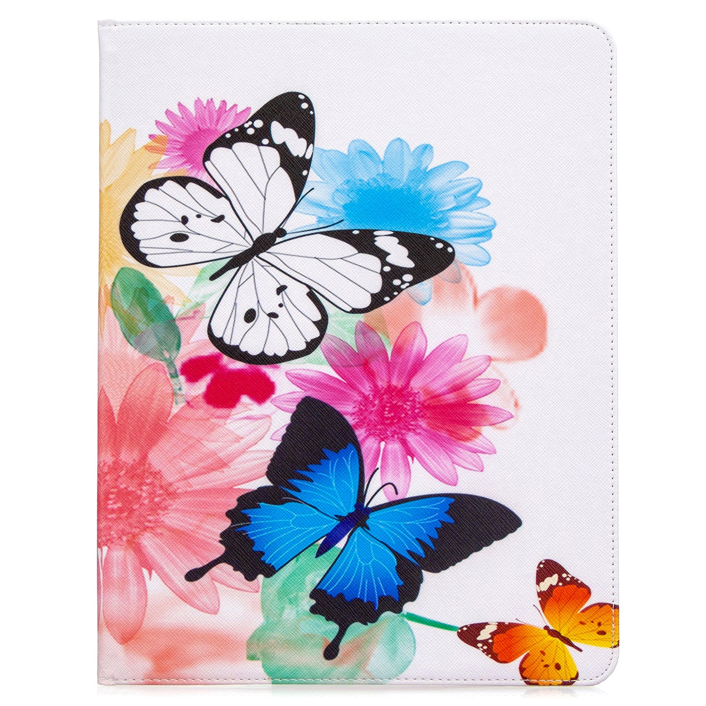 Printing Surface Leather Wallet Stand Case for iPad Pro 12.9-inch (2020)