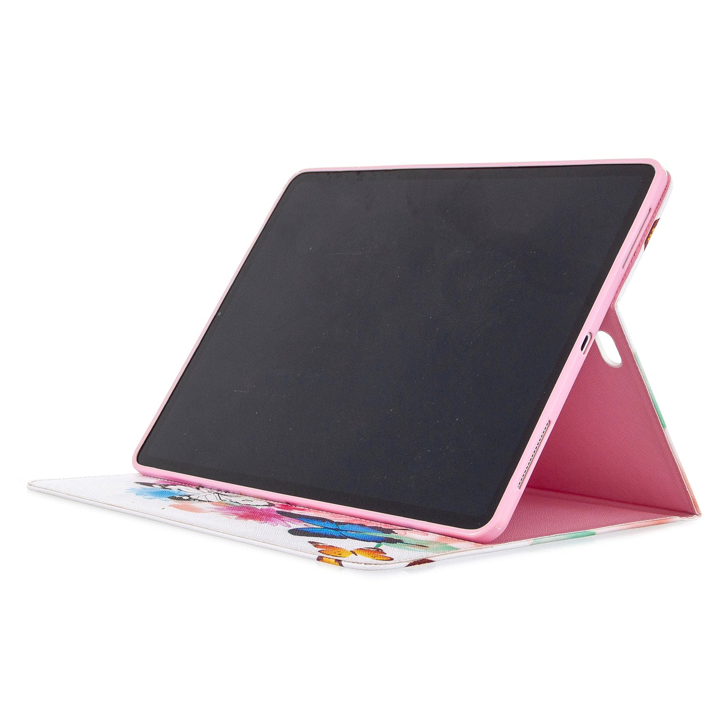 Printing Surface Leather Wallet Stand Case for iPad Pro 12.9-inch (2020)