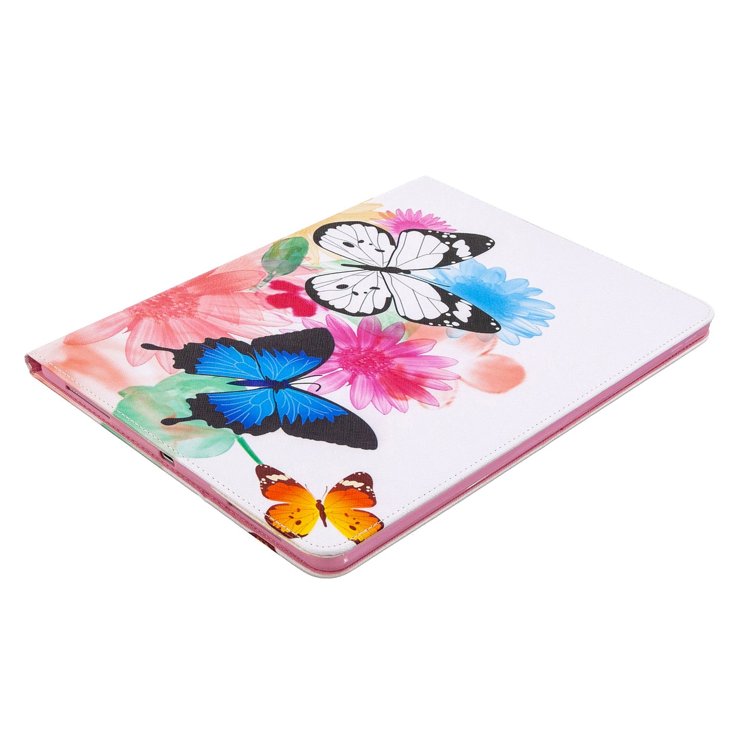 Printing Surface Leather Wallet Stand Case for iPad Pro 12.9-inch (2020)