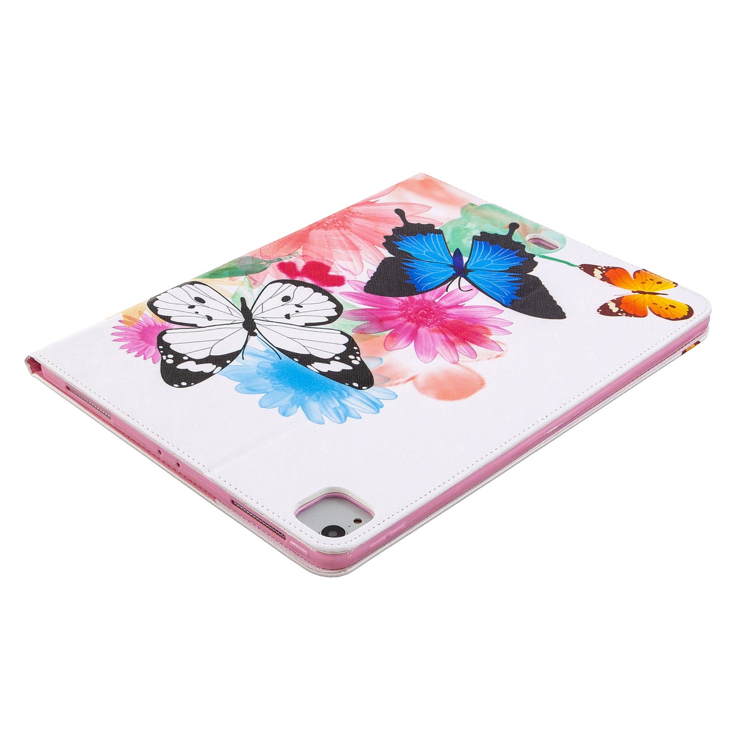 Printing Surface Leather Wallet Stand Case for iPad Pro 12.9-inch (2020)