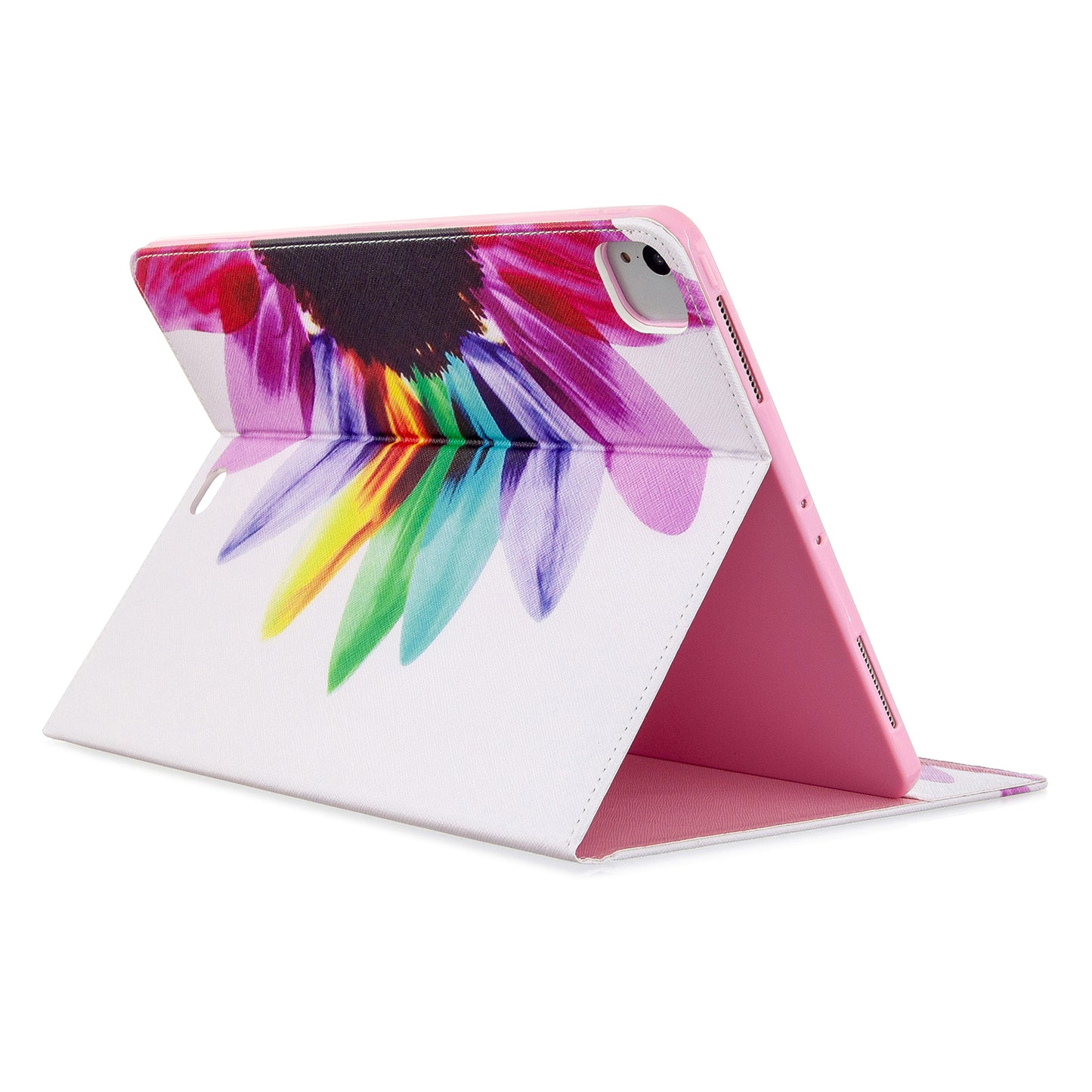 Printing Surface Leather Wallet Stand Case for iPad Pro 12.9-inch (2020)