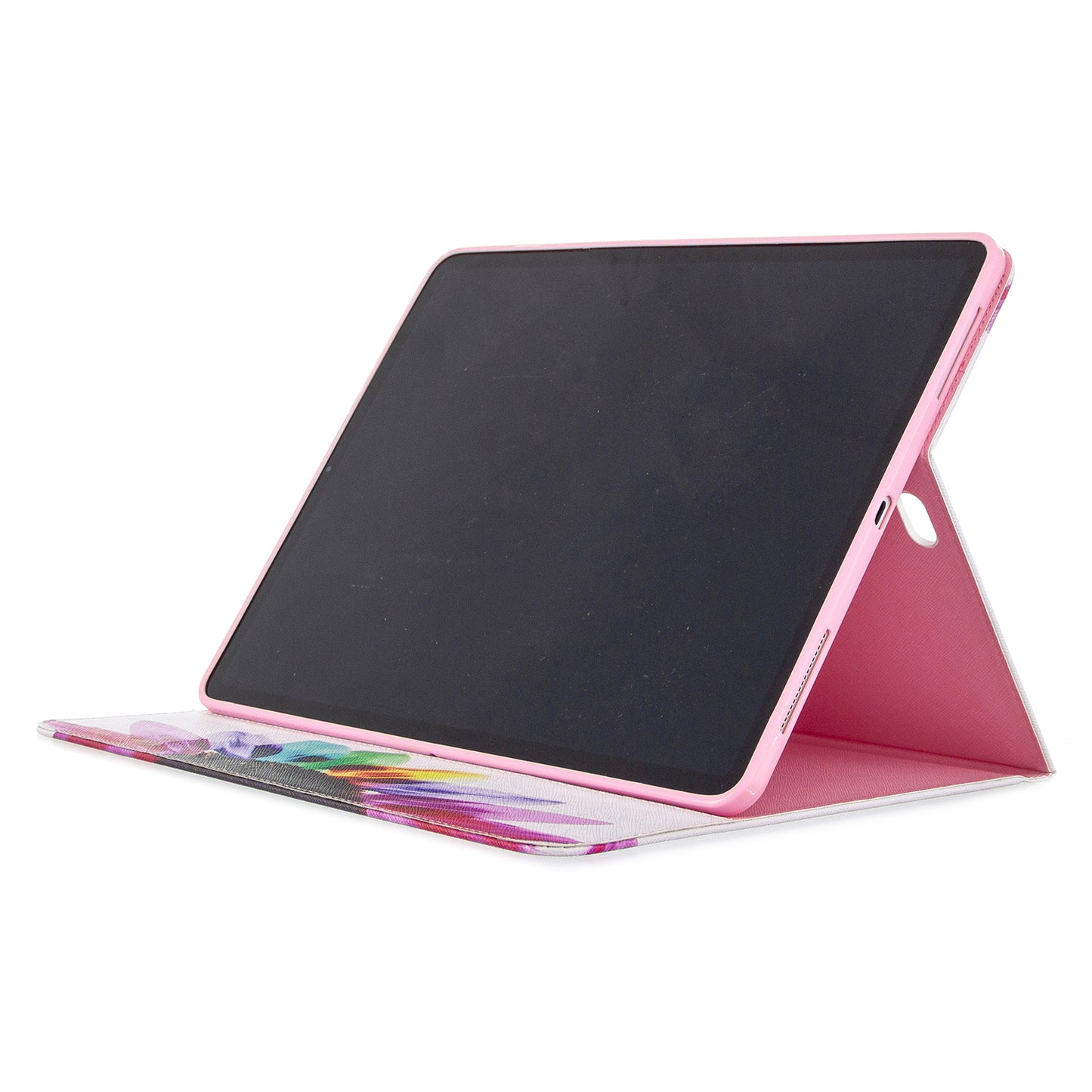 Printing Surface Leather Wallet Stand Case for iPad Pro 12.9-inch (2020)