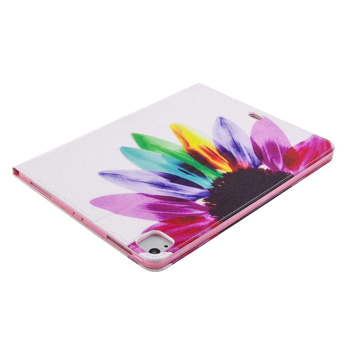 Printing Surface Leather Wallet Stand Case for iPad Pro 12.9-inch (2020)