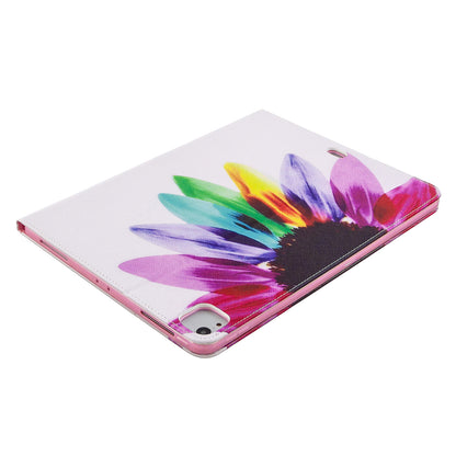 Printing Surface Leather Wallet Stand Case for iPad Pro 12.9-inch (2020)