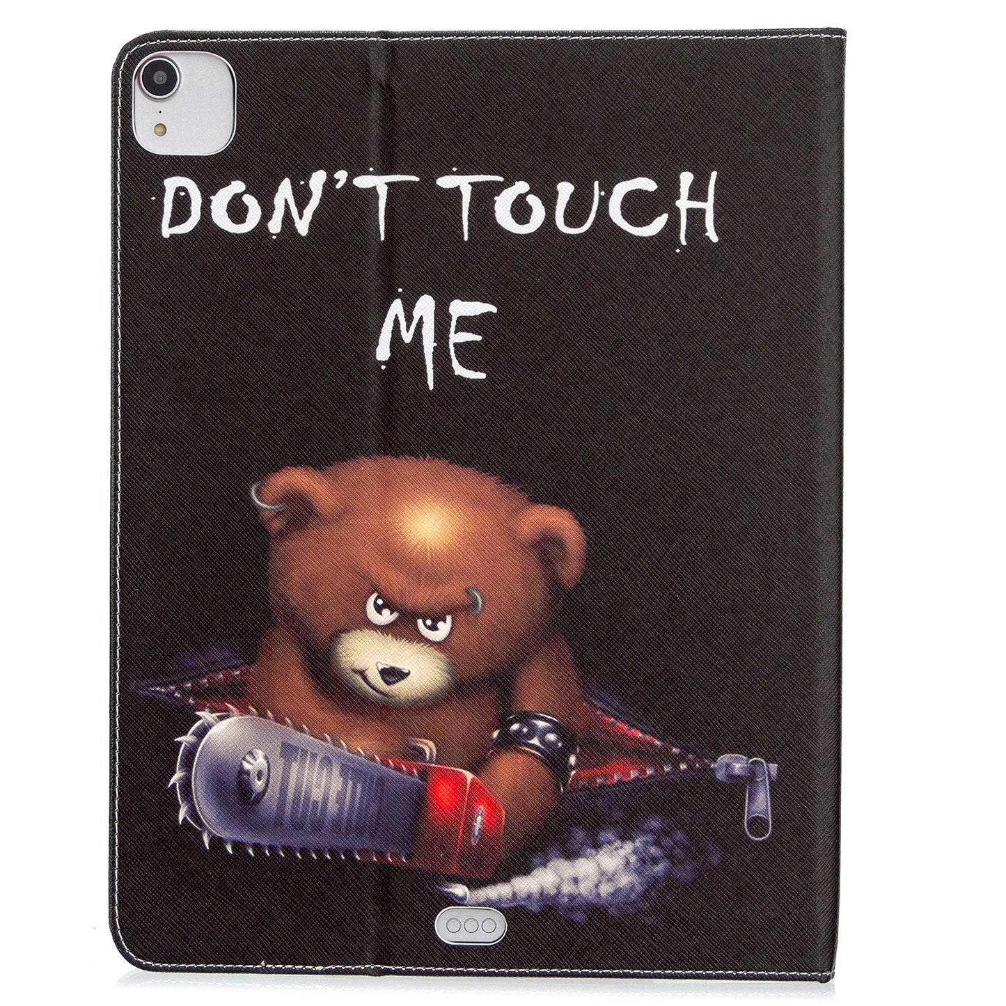 Printing Surface Leather Wallet Stand Case for iPad Pro 12.9-inch (2020)