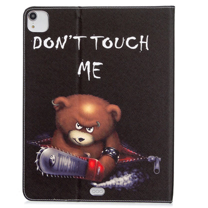 Printing Surface Leather Wallet Stand Case for iPad Pro 12.9-inch (2020)