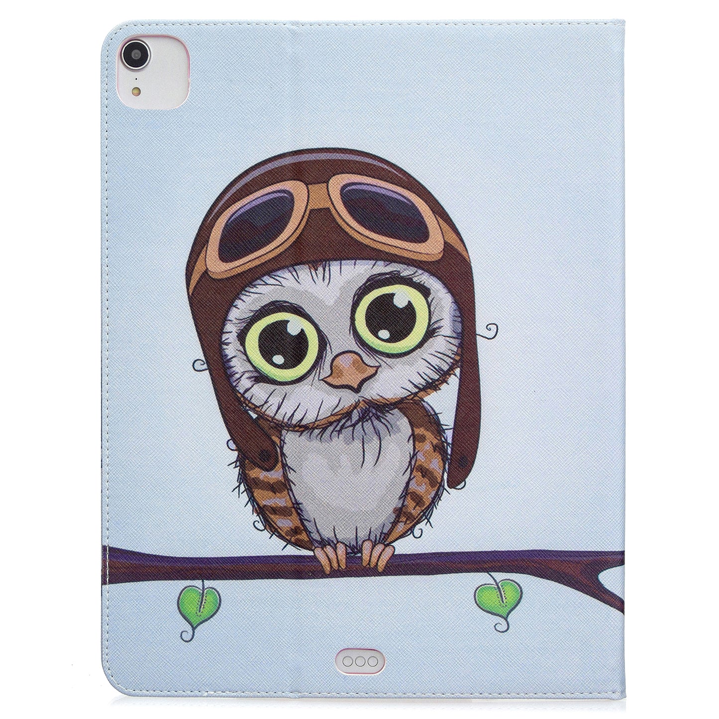 Printing Surface Leather Wallet Stand Case for iPad Pro 12.9-inch (2020)