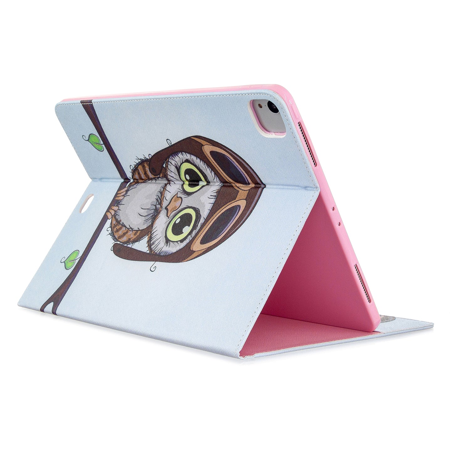 Printing Surface Leather Wallet Stand Case for iPad Pro 12.9-inch (2020)