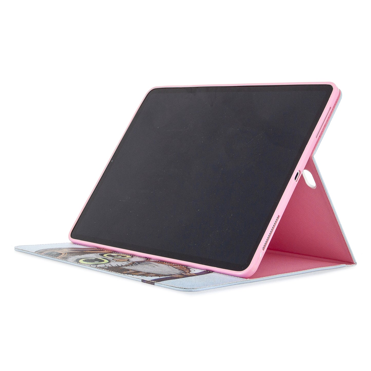 Printing Surface Leather Wallet Stand Case for iPad Pro 12.9-inch (2020)