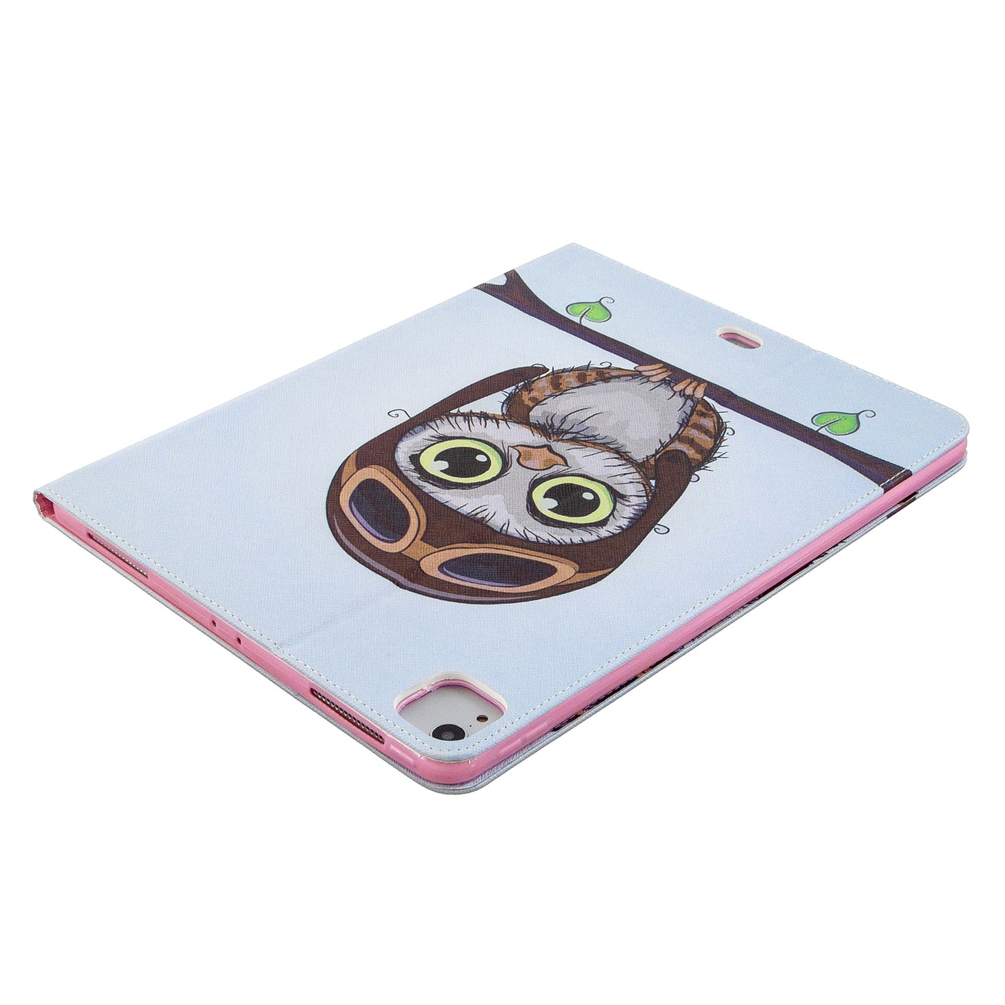Printing Surface Leather Wallet Stand Case for iPad Pro 12.9-inch (2020)