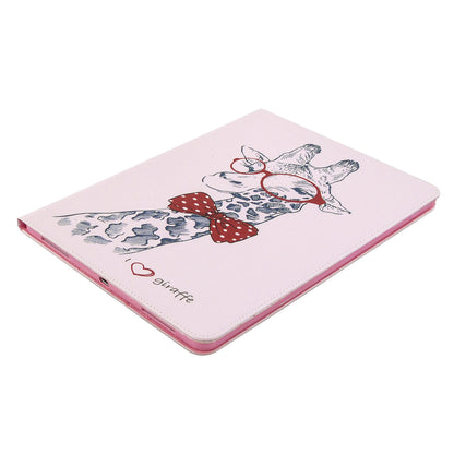 Printing Surface Leather Wallet Stand Case for iPad Pro 12.9-inch (2020)