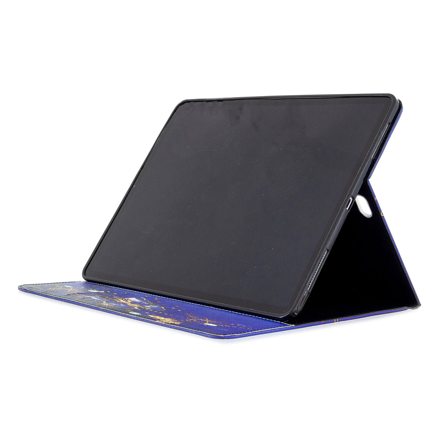 Printing Surface Leather Wallet Stand Case for iPad Pro 12.9-inch (2020)