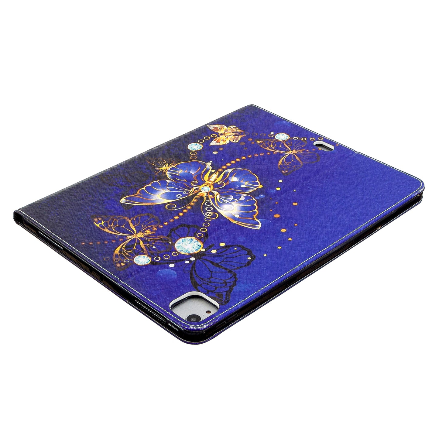 Printing Surface Leather Wallet Stand Case for iPad Pro 12.9-inch (2020)
