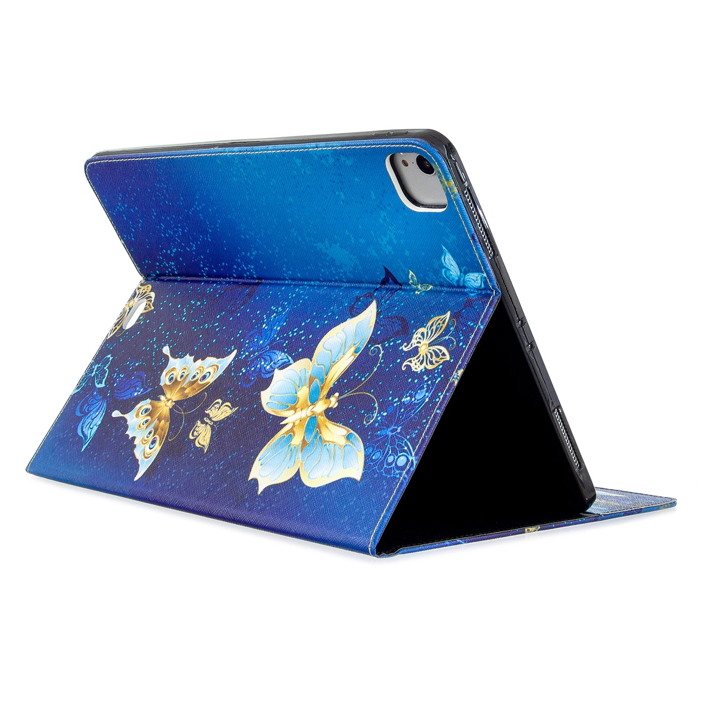 Printing Surface Leather Wallet Stand Case for iPad Pro 12.9-inch (2020)