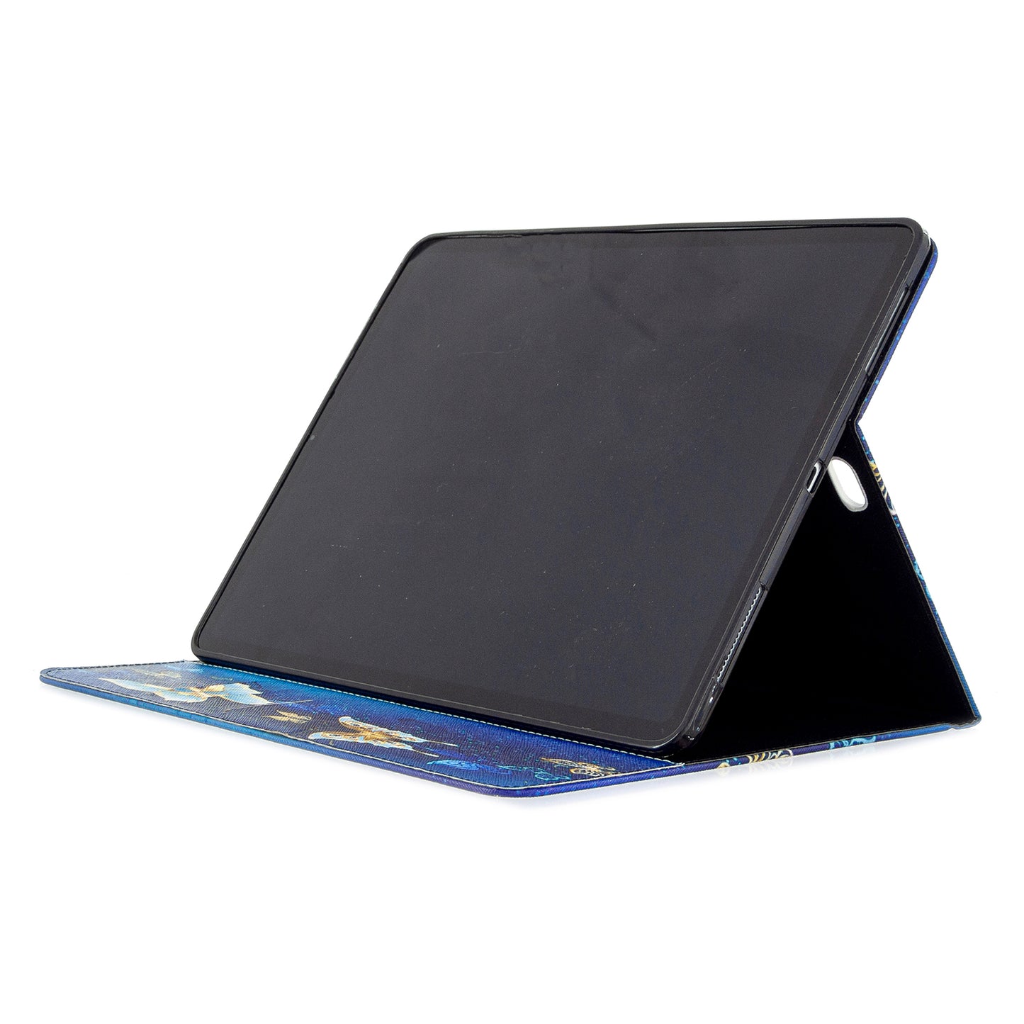 Printing Surface Leather Wallet Stand Case for iPad Pro 12.9-inch (2020)