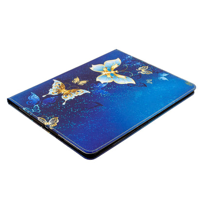 Printing Surface Leather Wallet Stand Case for iPad Pro 12.9-inch (2020)