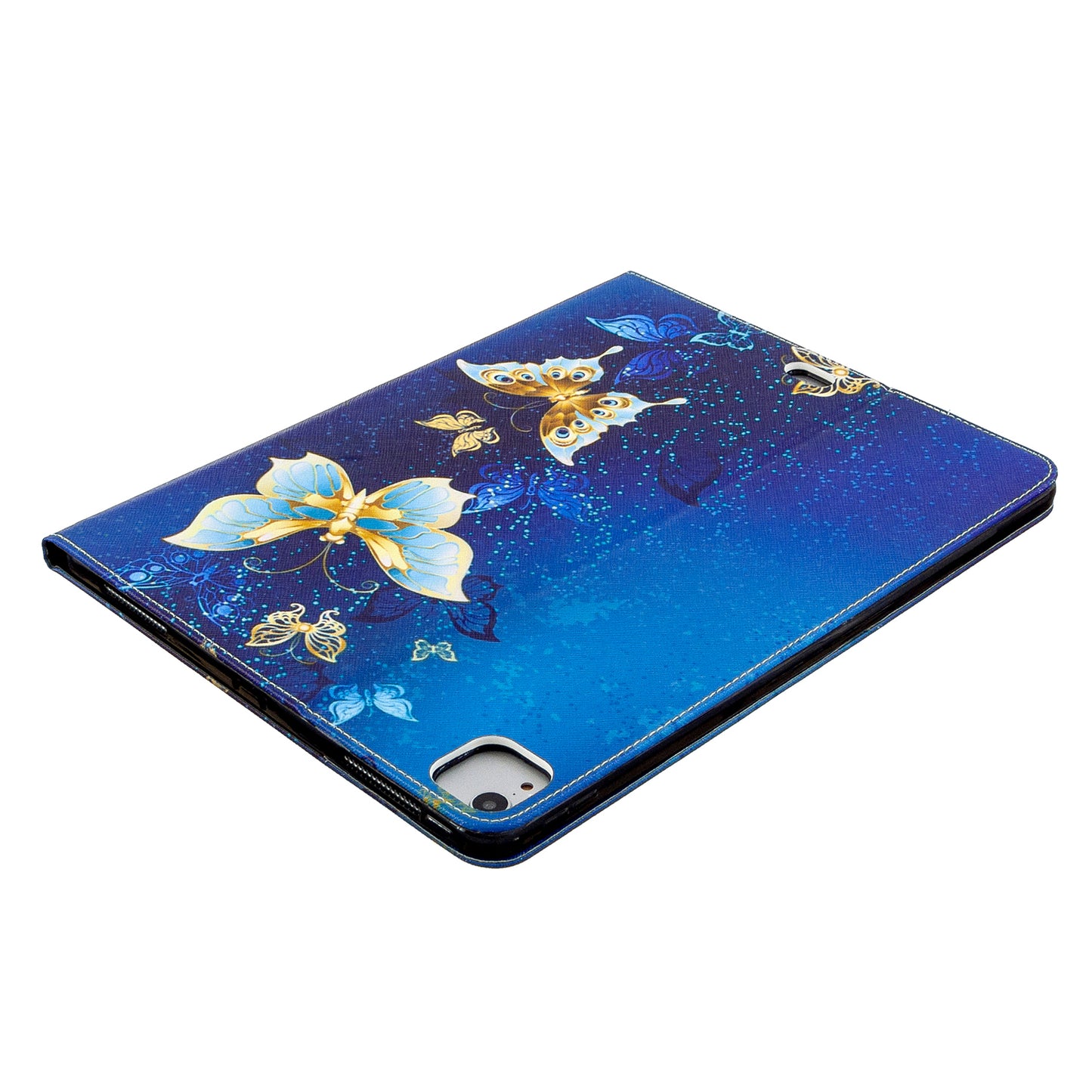 Printing Surface Leather Wallet Stand Case for iPad Pro 12.9-inch (2020)