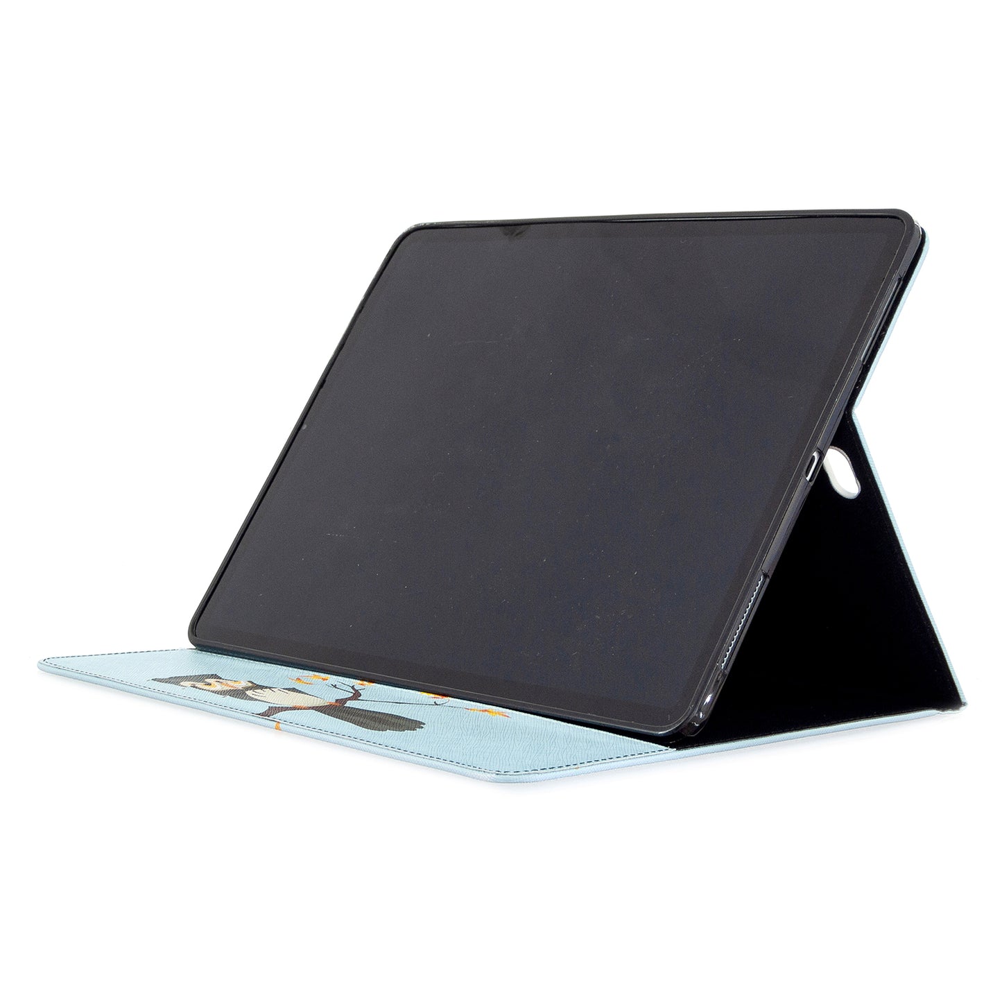 Printing Surface Leather Wallet Stand Case for iPad Pro 12.9-inch (2020)
